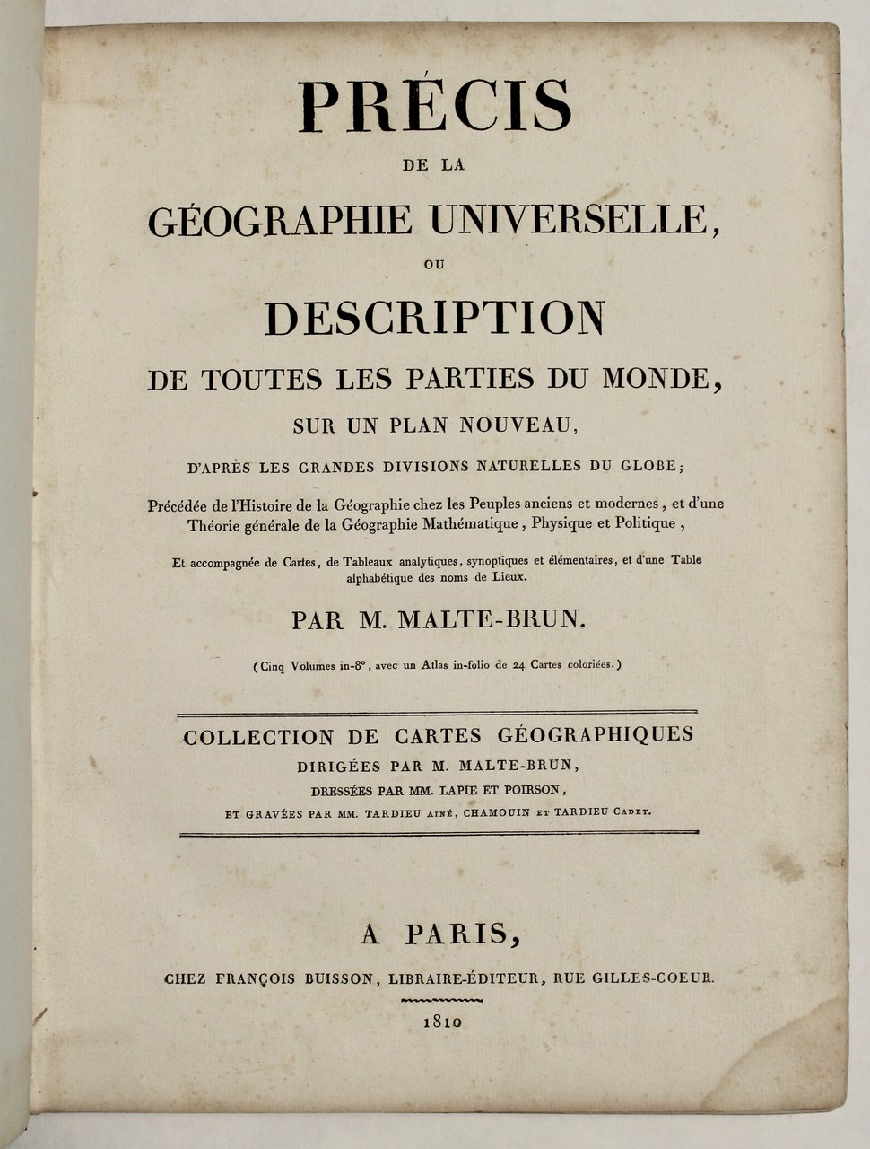 Précis da la géographie universelle, ou description de toutes les …