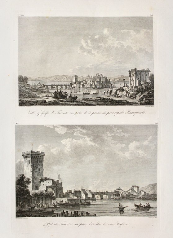 Premiere Vue de la Ville et du Golfe de Tarente …