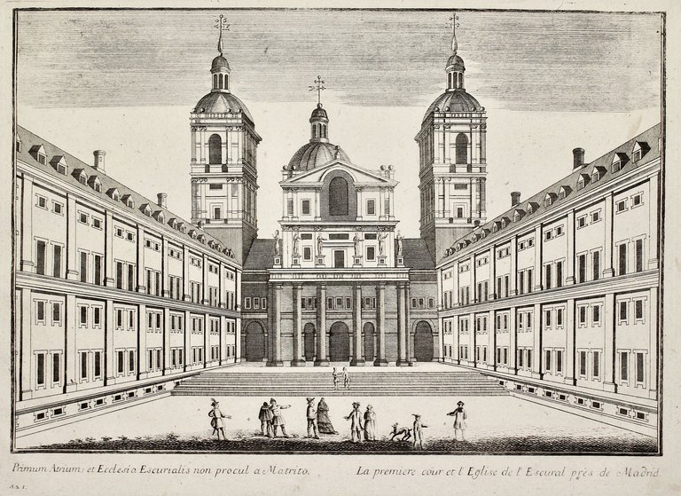 Primum Atrium et Ecclesia Escurialis non procul a Matrito (ripetuto … | Immagine Gallery 2