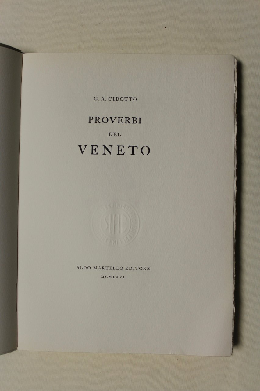 Proverbi del Veneto