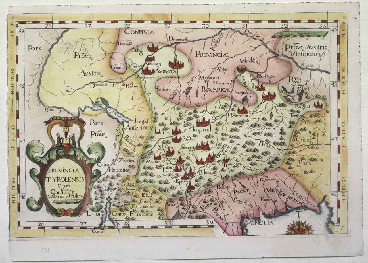 Provincia Tyrolensis cun confinyis. | Immagine principale