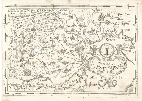 Provincia Venetiarum Cum Confinijs | Immagine principale