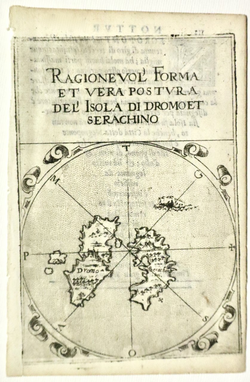 Ragionevol' forma et vera postura del'isola di Dromo e Serachino. | Immagine principale