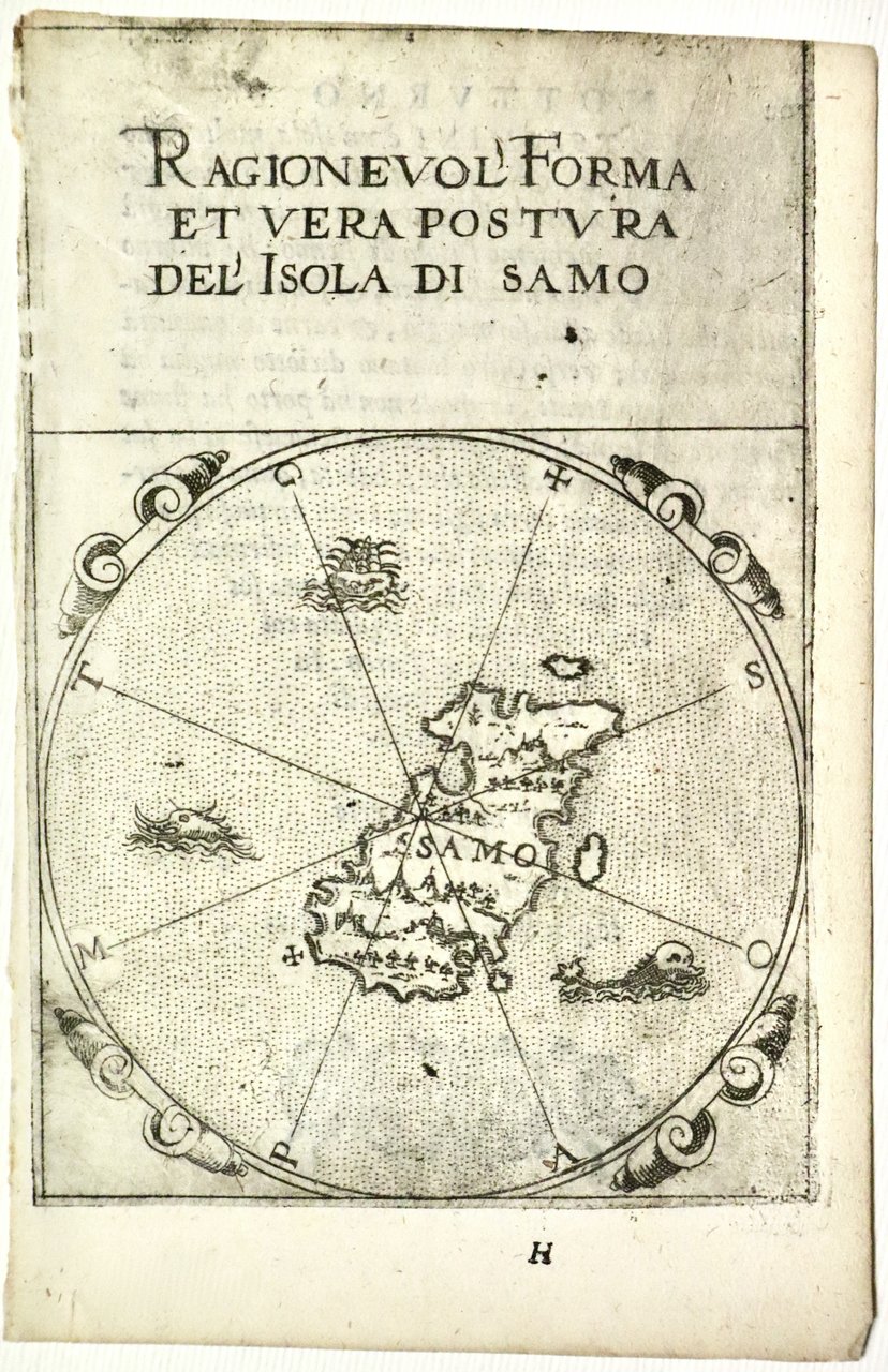Ragionevol' forma et vera postura del'isola di Samo. | Immagine principale
