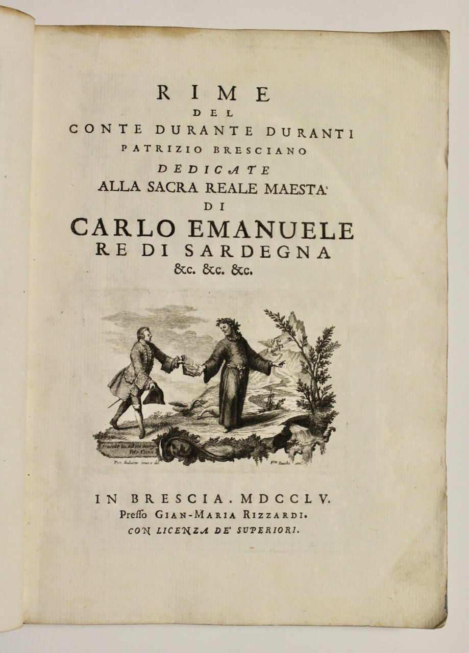 Rime del Conte Durante Duranti.