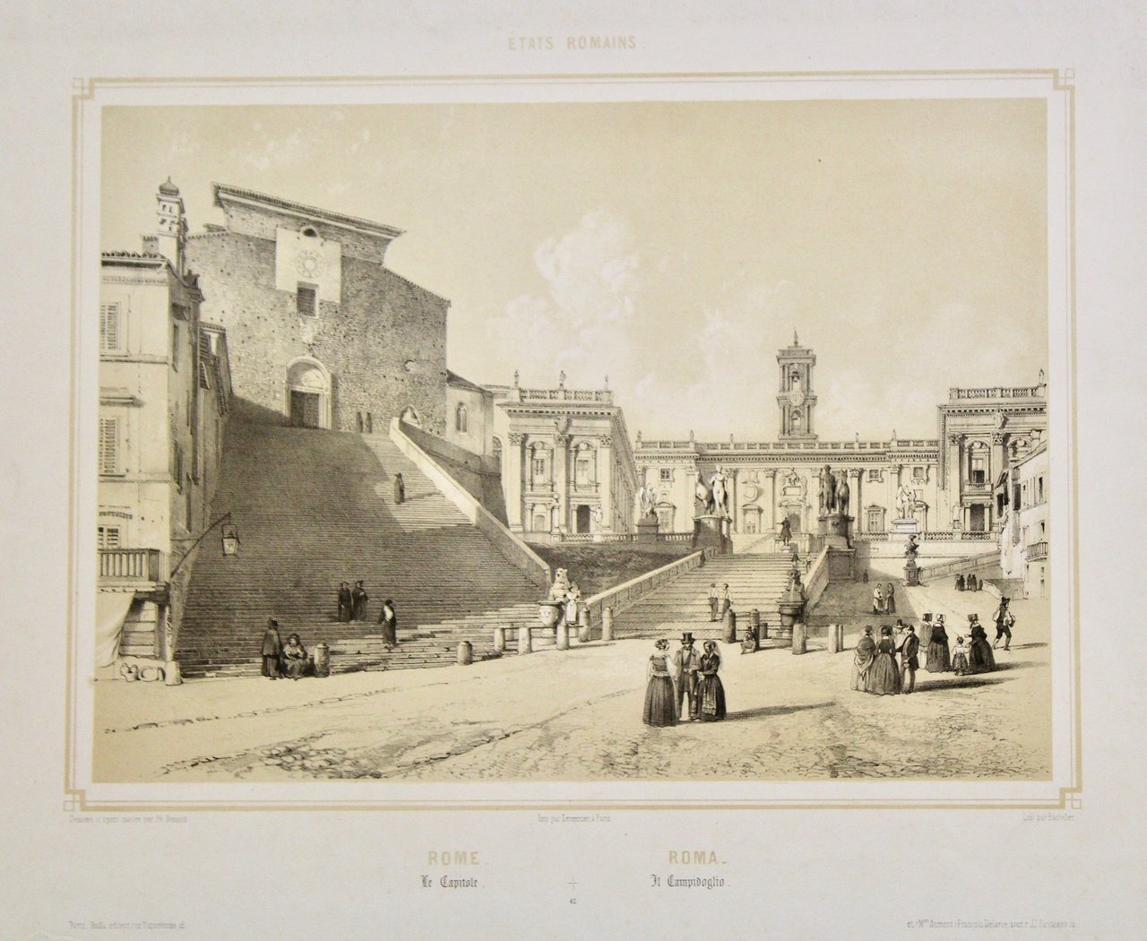 Rome. Le Capitole. - Roma. Il Campidoglio. | Immagine principale