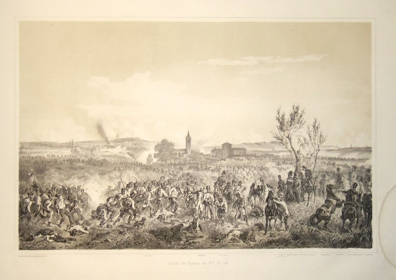 Schlacht von Custozza am 25ten Juli 1848.