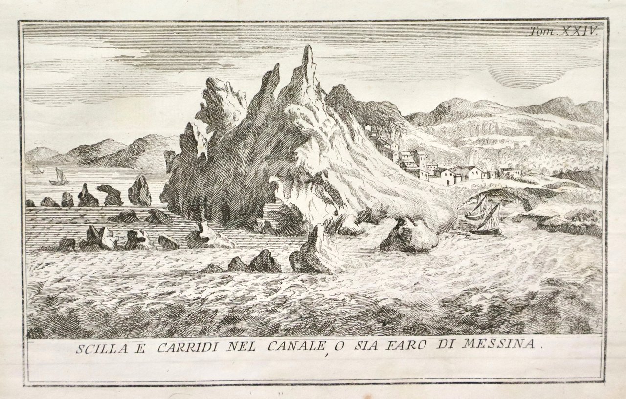 Scilla e Cariddi, o sia faro di Messina