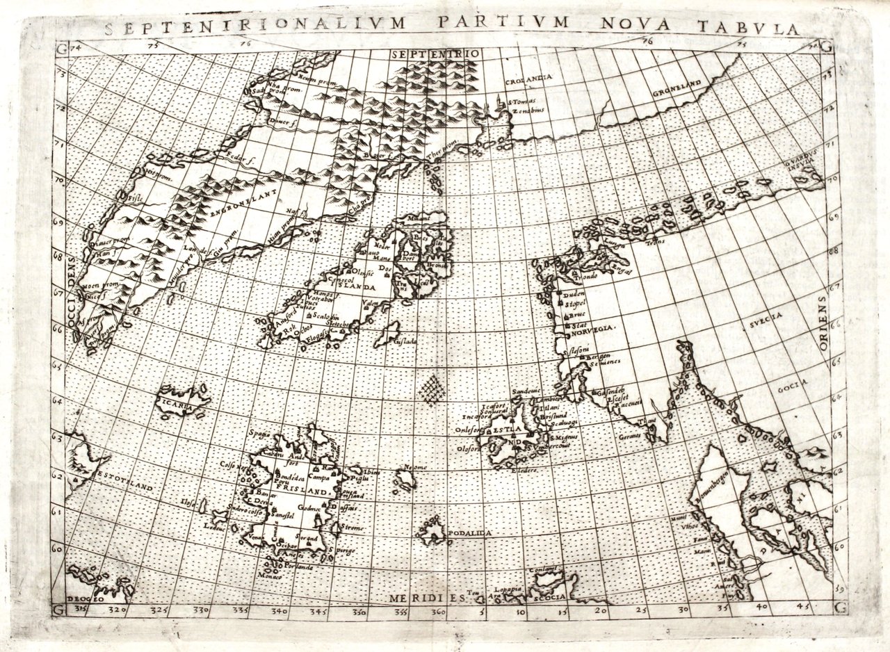 Septentrionalium partium nova tabula