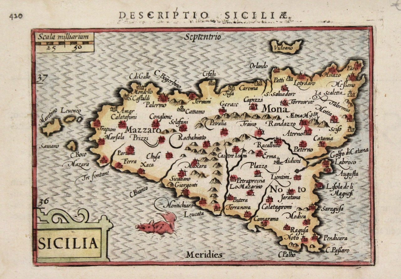 Sicilia-Descriptio Siciliae.