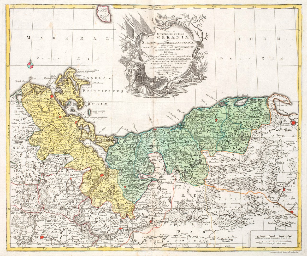 Tabula generalis totius Pomeraniae tam Suecicae quam Brandeburgicae…