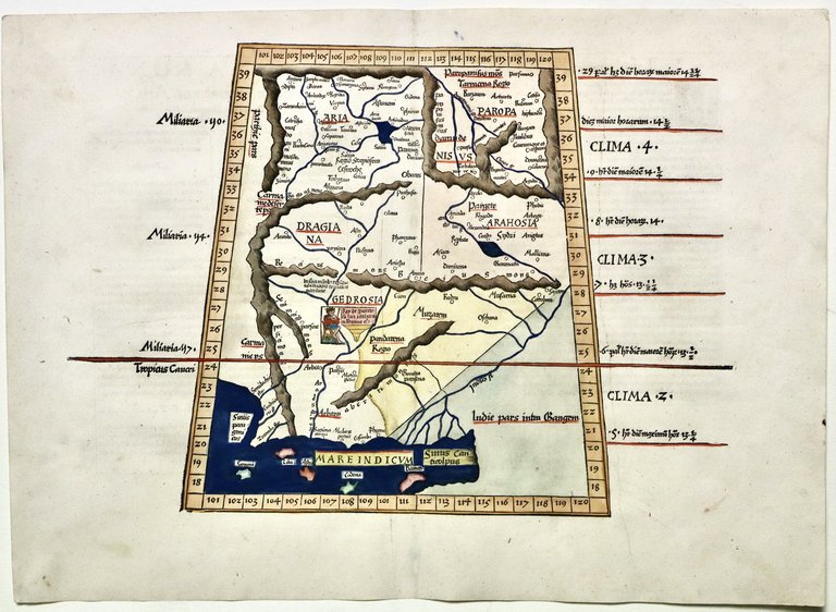Tabula nona Asiae continentur, Aria, Paropanisadas, Drangiana, Arachosia & Gerdosia. | Immagine Gallery 2