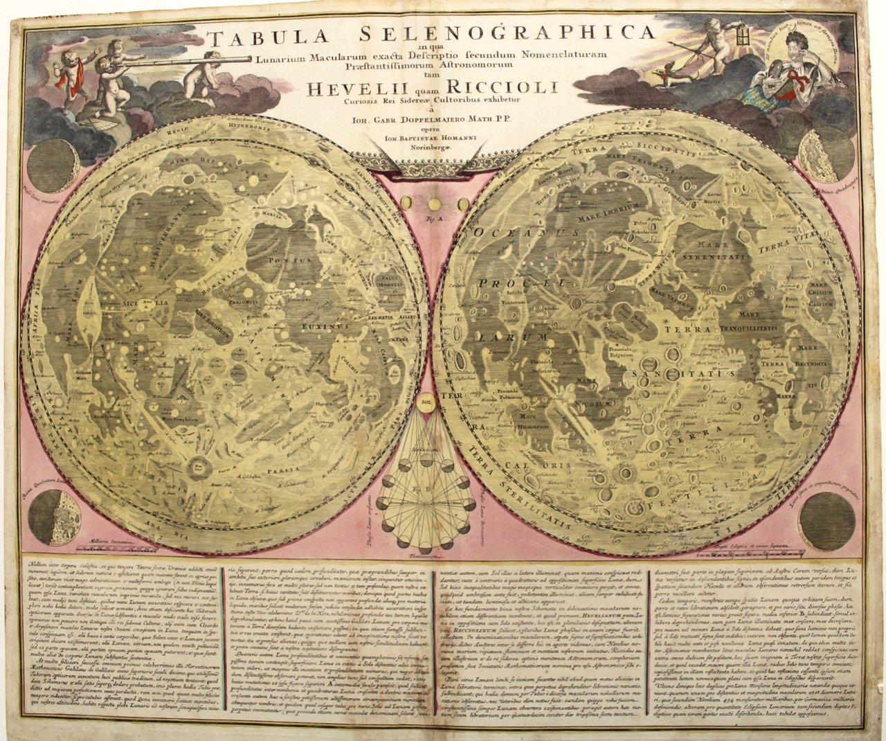 Tabula selenographica in qua Lunarium macularum exacta descriptio