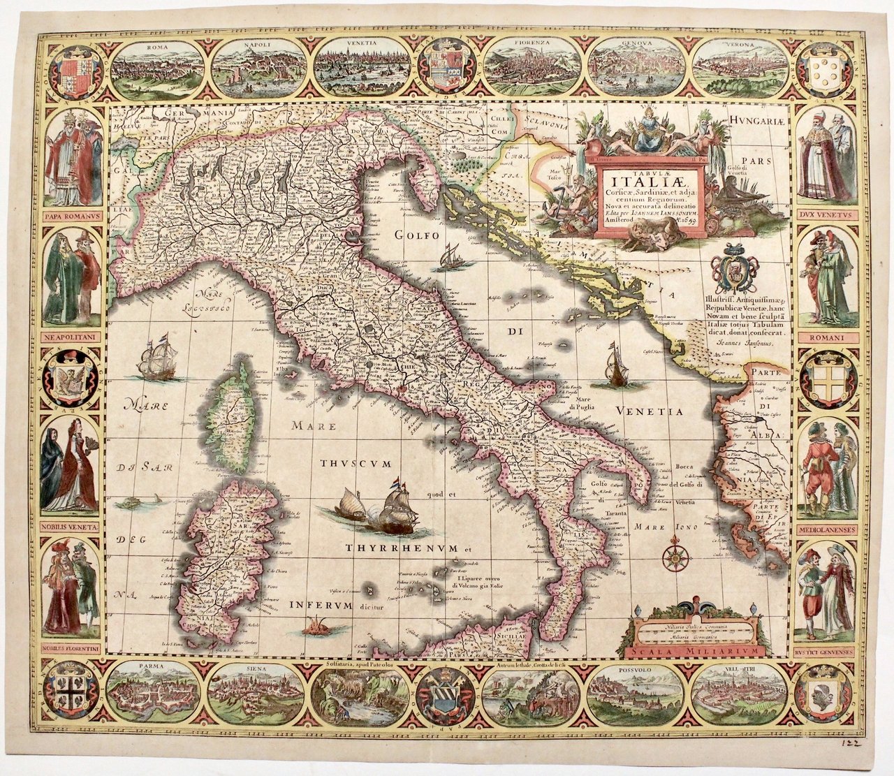 Tabulae Italiae, Corsicae, Sardiniae et adjacentium Regnorum nova et accurata …