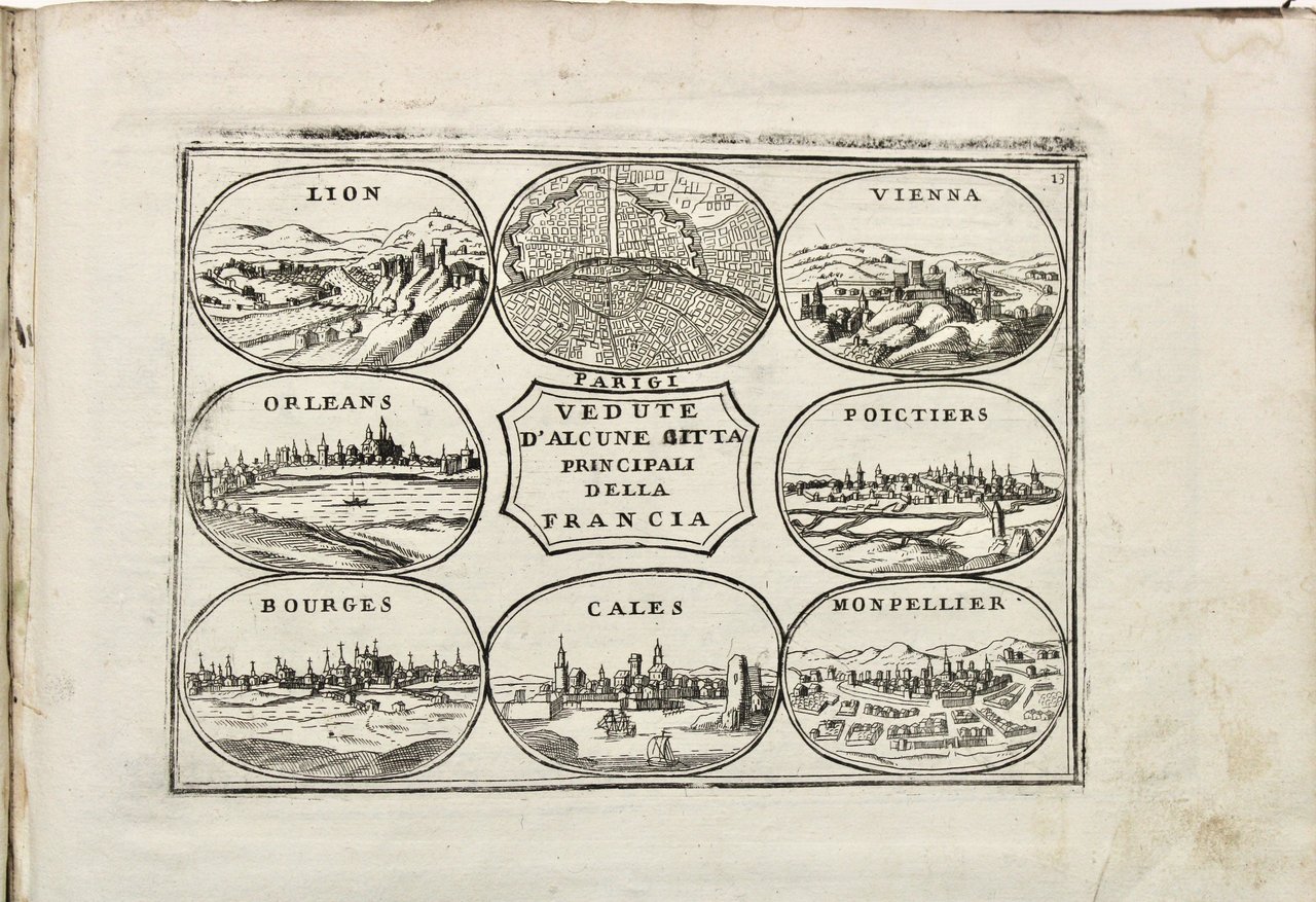 Teatro della Guerra La Francia divisa in XII prefetture