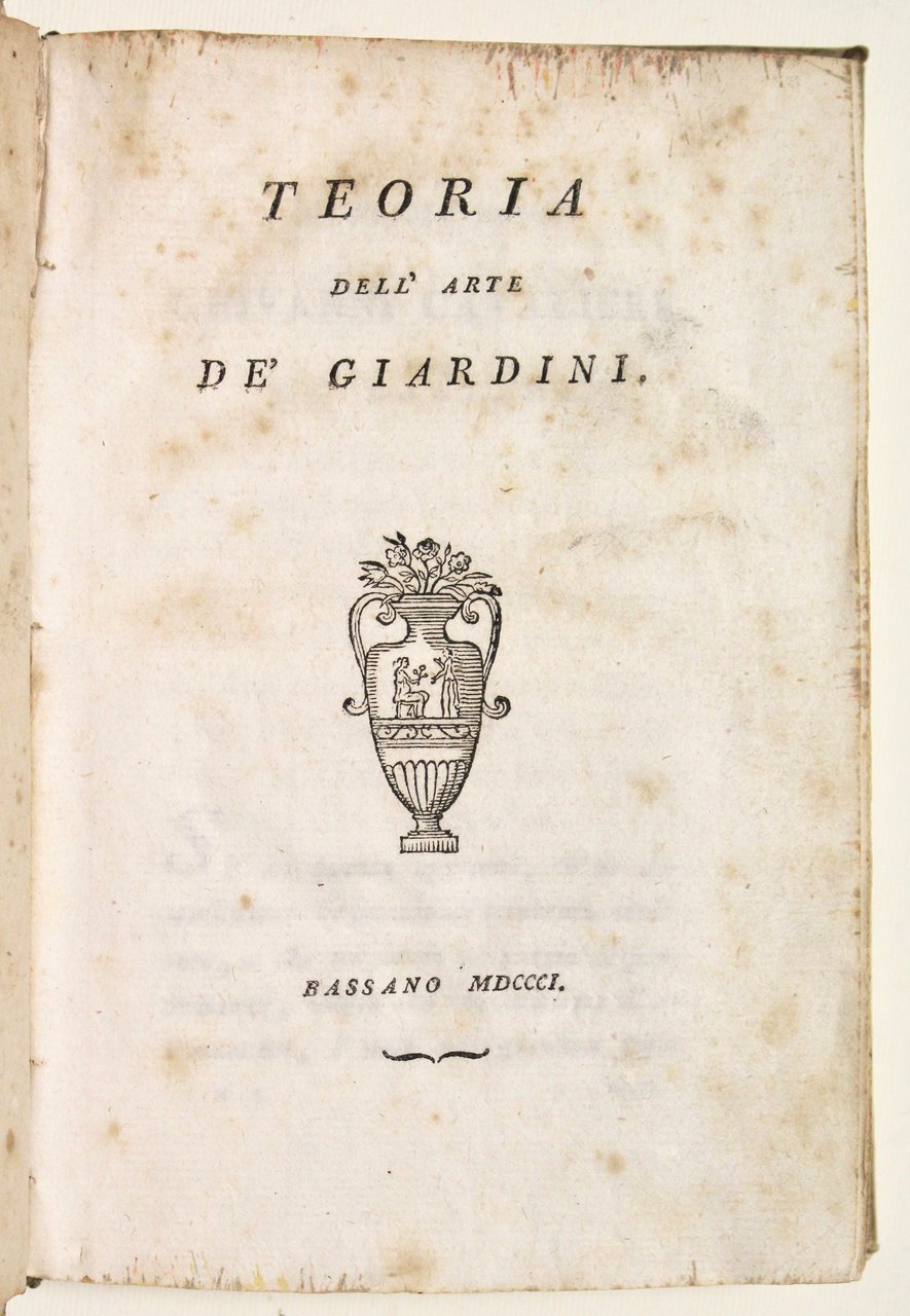 Teoria dell'arte de' giardini