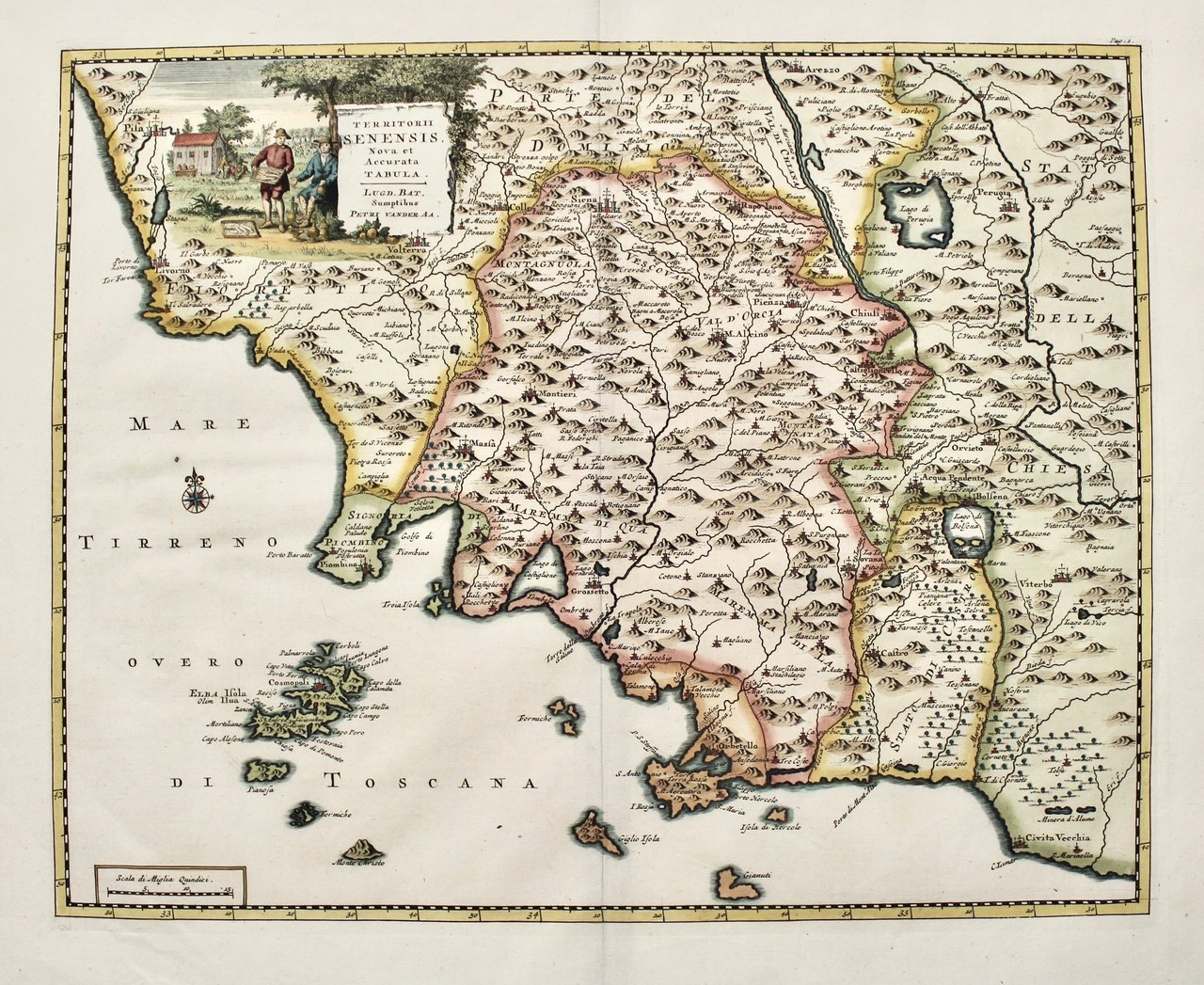 Territorii Senensis nova et accurata tabula