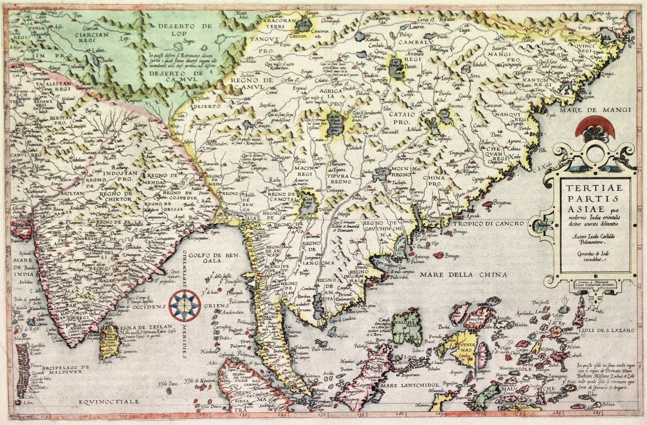 Tertiae partis Asiae qua modernis India orientalis dicitura curata delineatio | Immagine principale