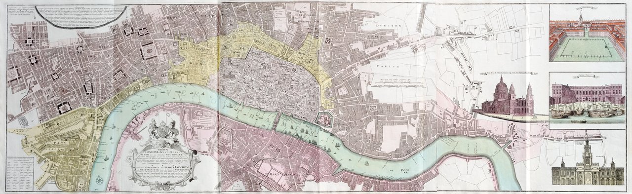 Urbium Londini et West Monasterii nec no Suburbii Southwark accurata … | Immagine principale