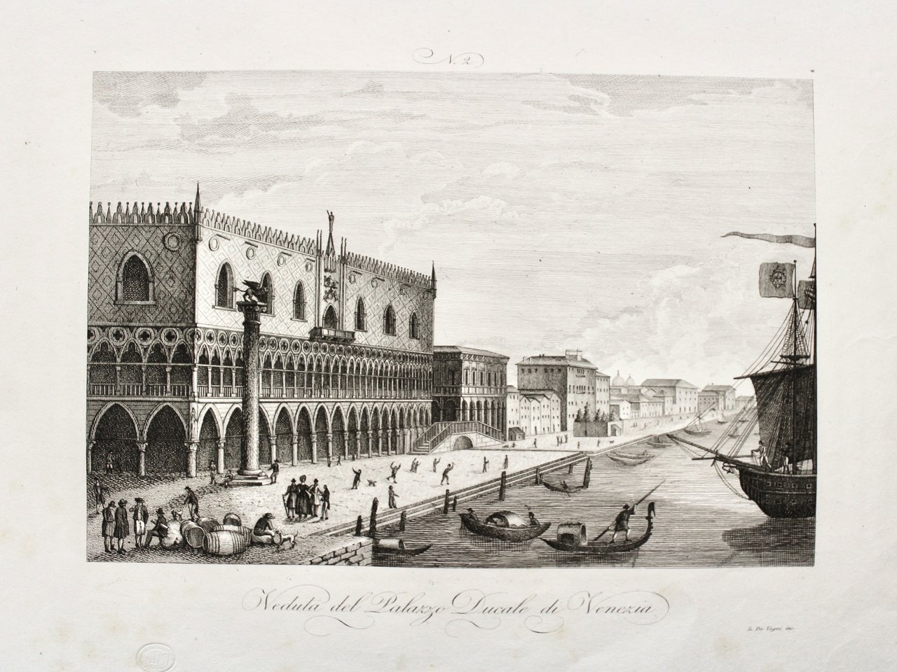 Veduta del Palazzo Ducale di Venezia