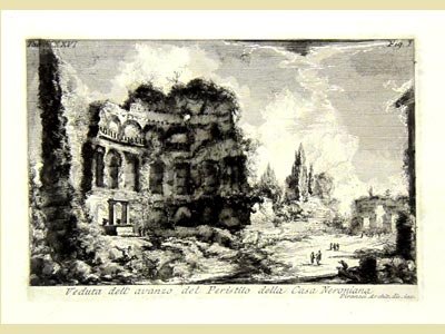 Veduta dell’ avanzo del Peristilo della casa Neroniana. | Immagine principale