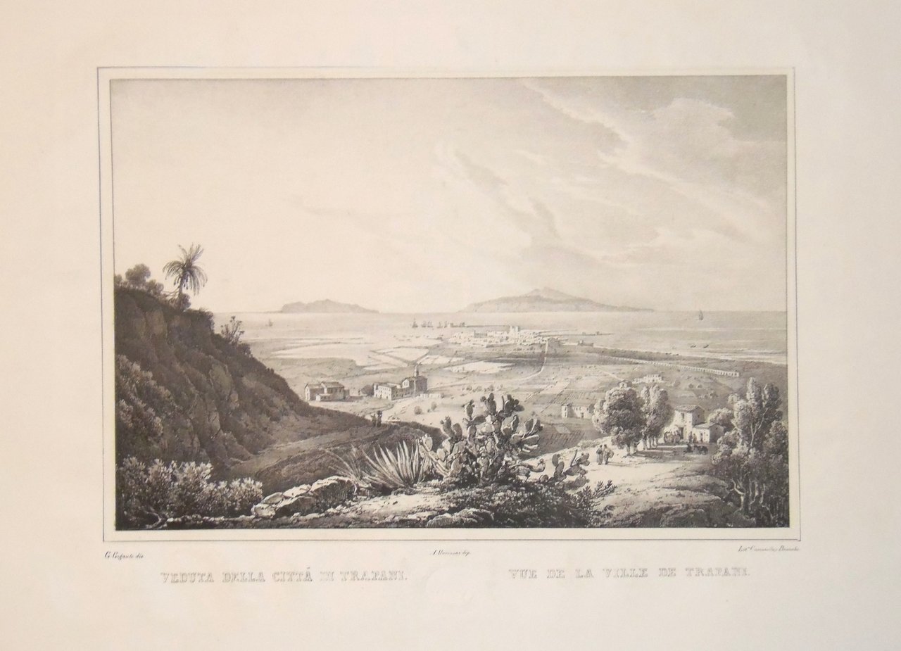Veduta della città di Trapani.