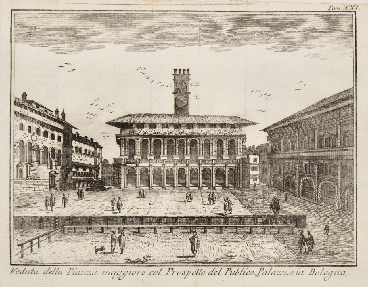 Veduta della Piazza maggiore col Prospetto del Publico Palazzo in … | Immagine principale
