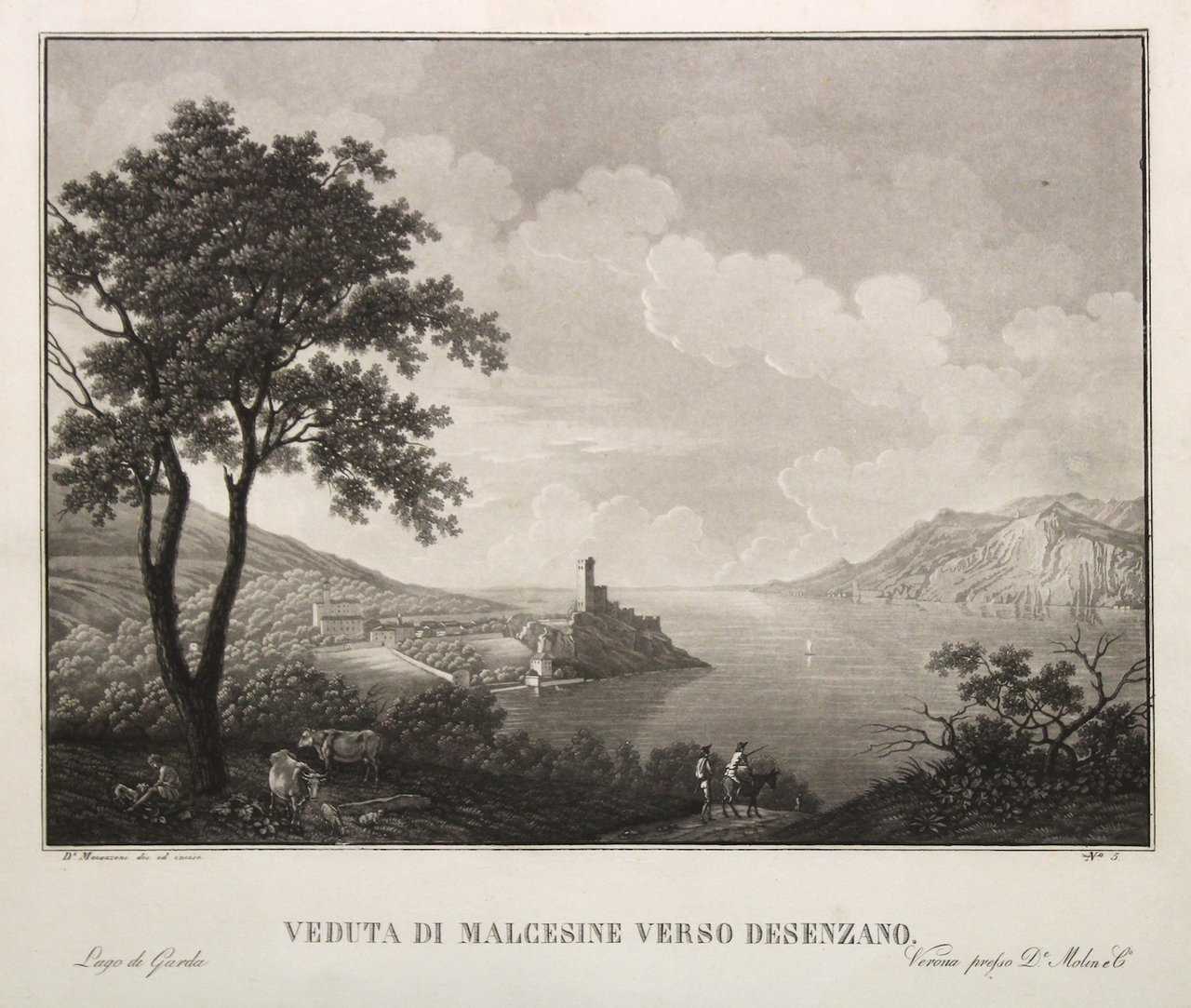 Veduta di Malcesine verso Desenzano