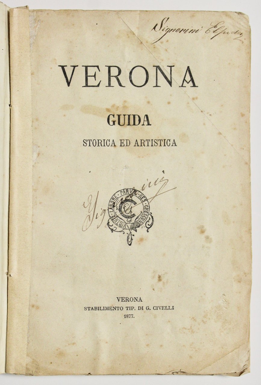 Verona Guida storica ed artistica