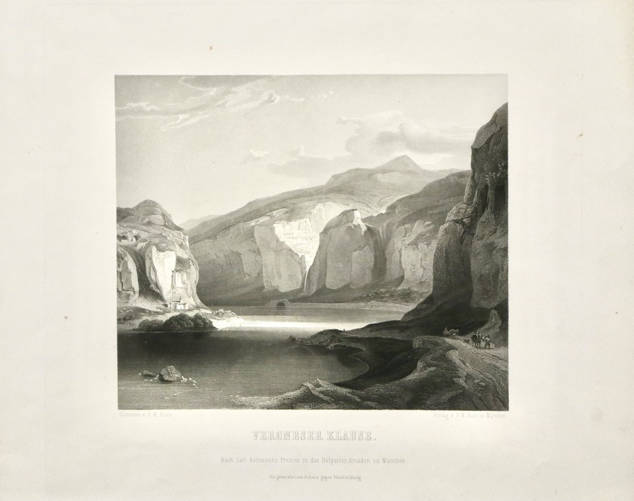 Veroneser Klause nach Carl Rrottmann’s Frescen in den Hofgarten-Arcaden zu … | Immagine principale