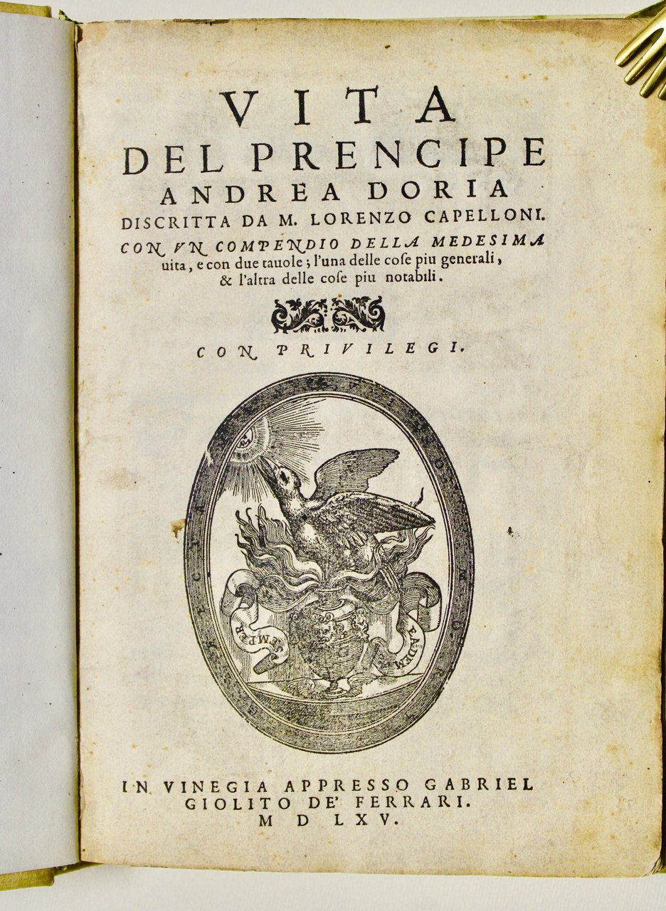 Vita del prencipe Andrea Doria.