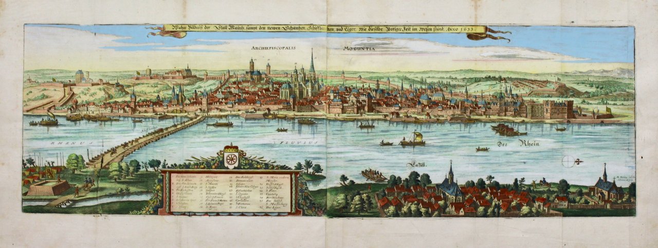Wahre Bilduess der Statt Maintz.anno 1633 | Immagine principale