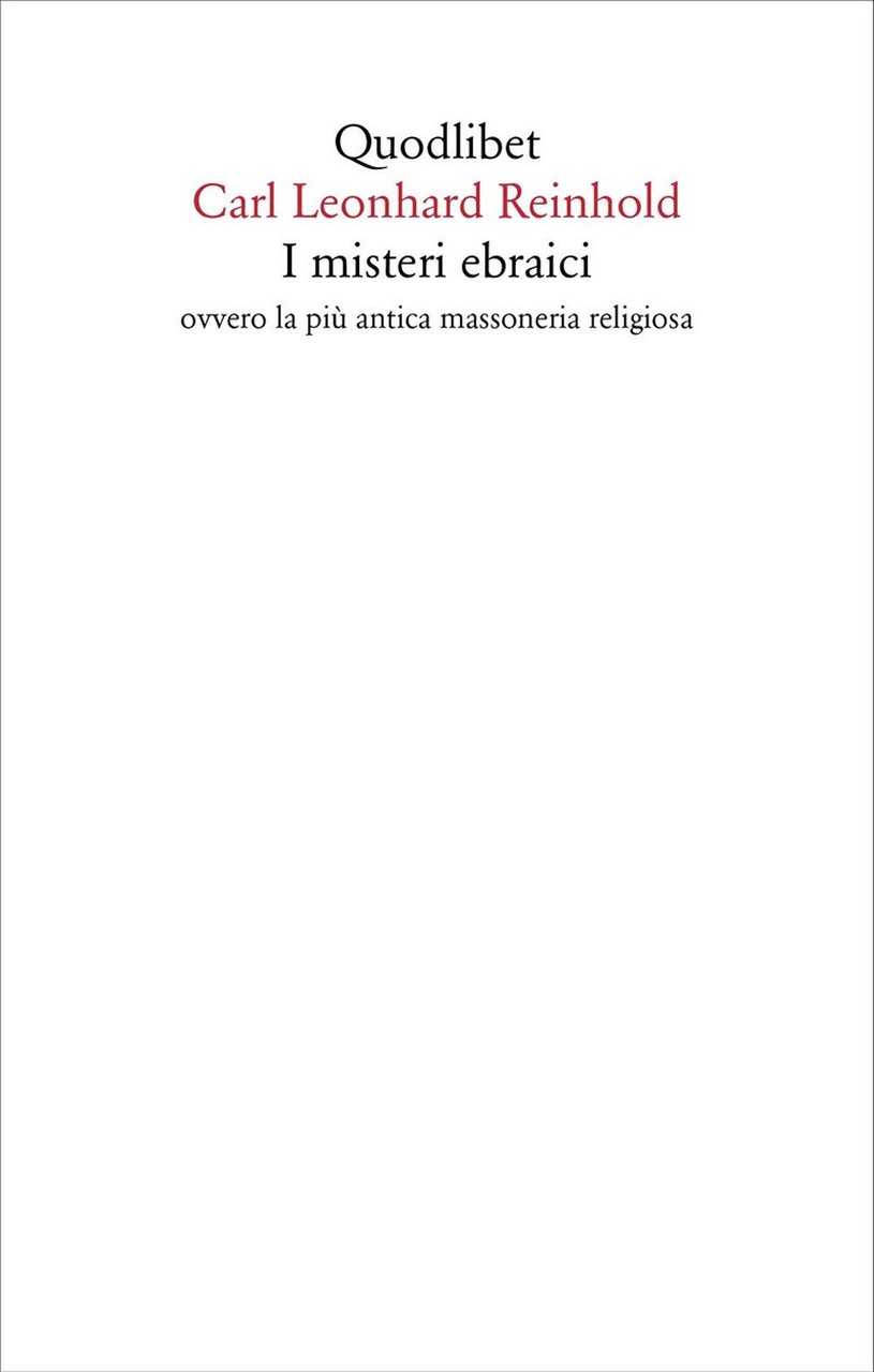 I misteri ebraici ovvero la più antica massoneria religiosa