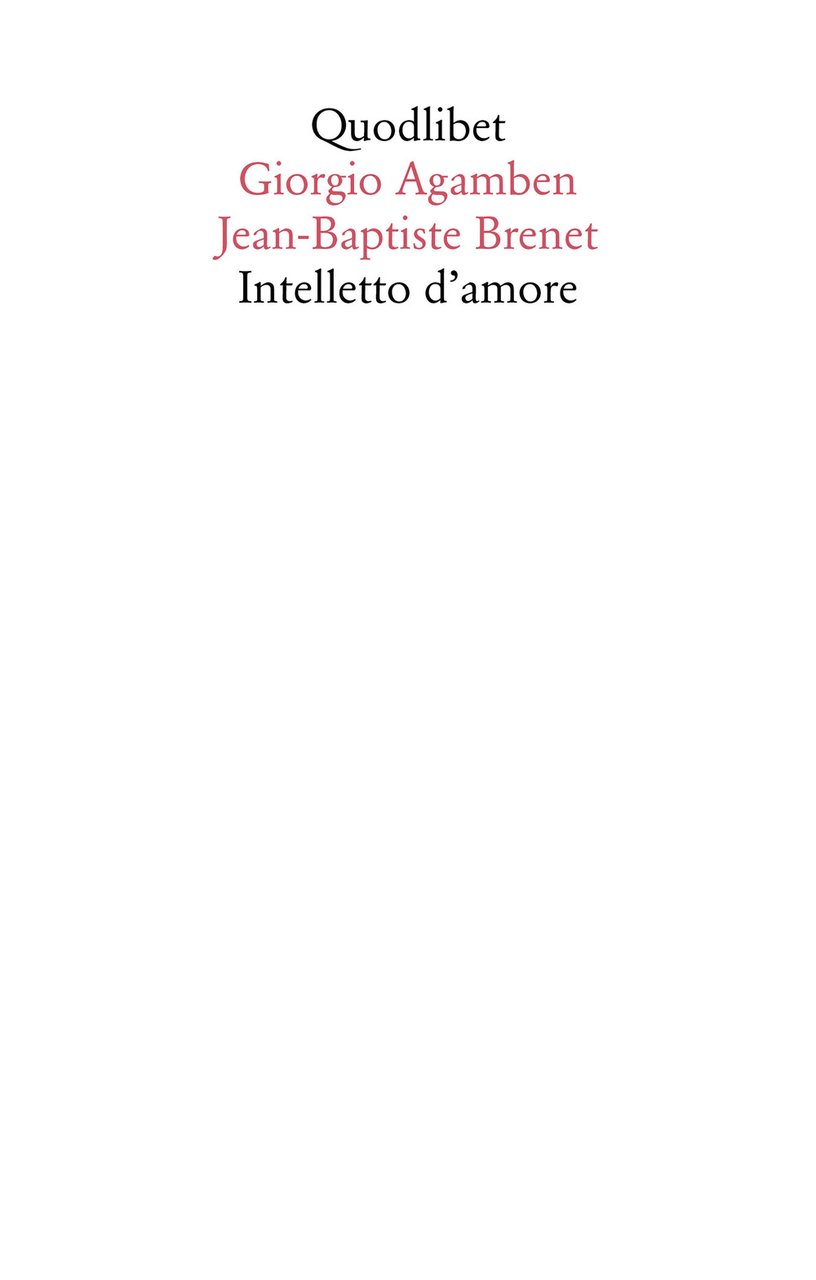 Intelletto d'amore