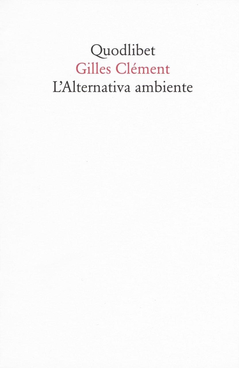 L'alternativa ambiente