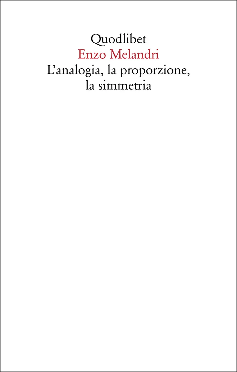 L'analogia, la proporzione, la simmetria | Immagine principale