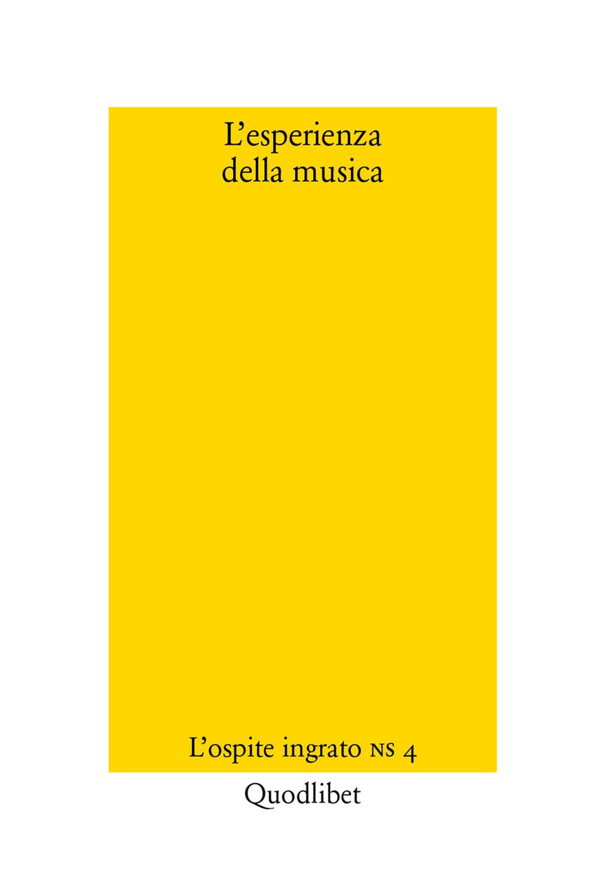 L'esperienza della musica