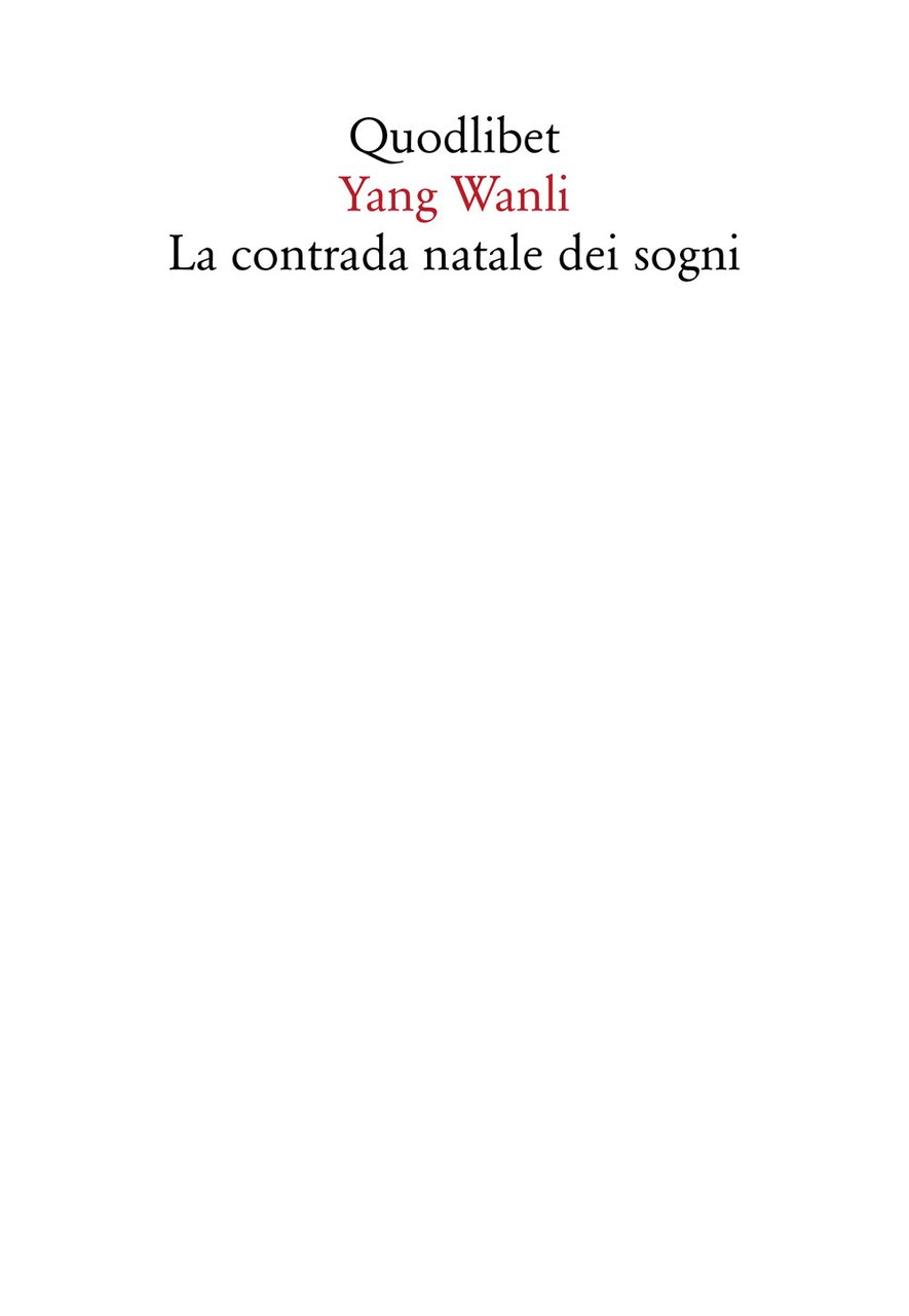 La contrada Natale dei sogni. Un'antologia. Testo cinese a fronte