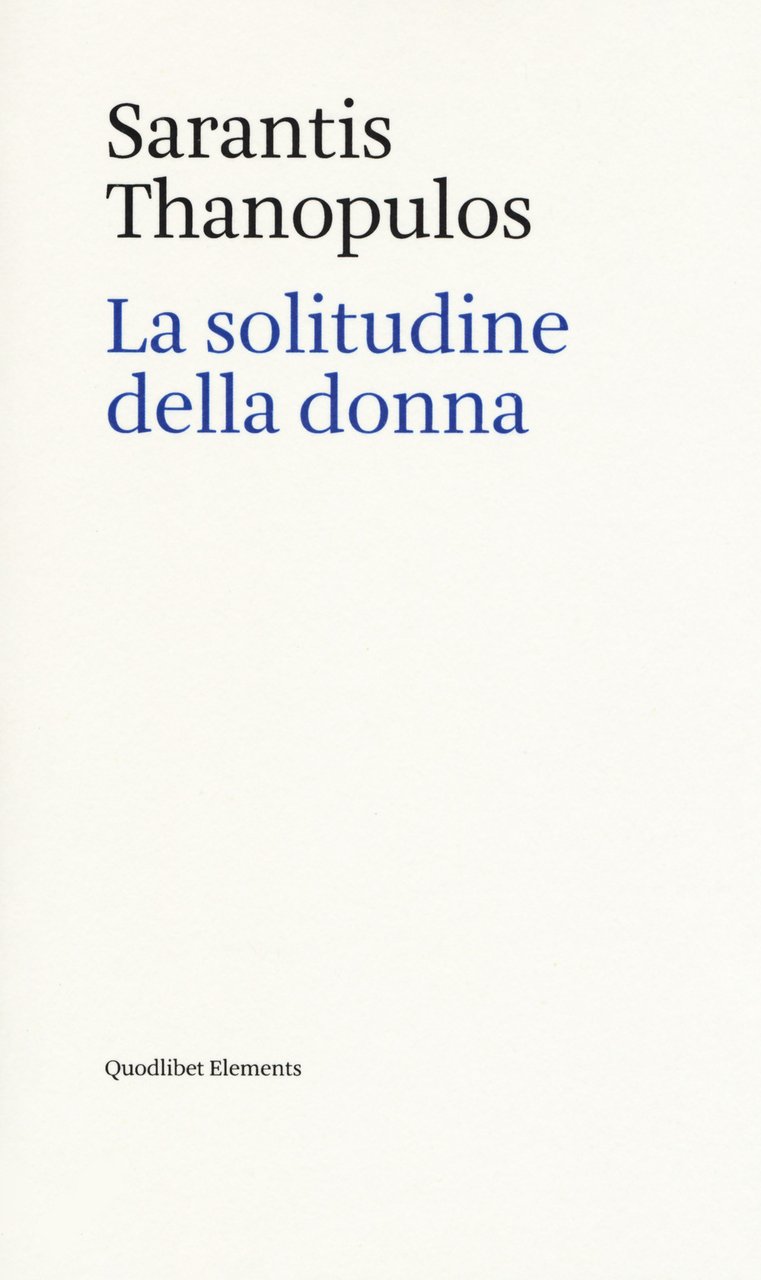 La solitudine della donna