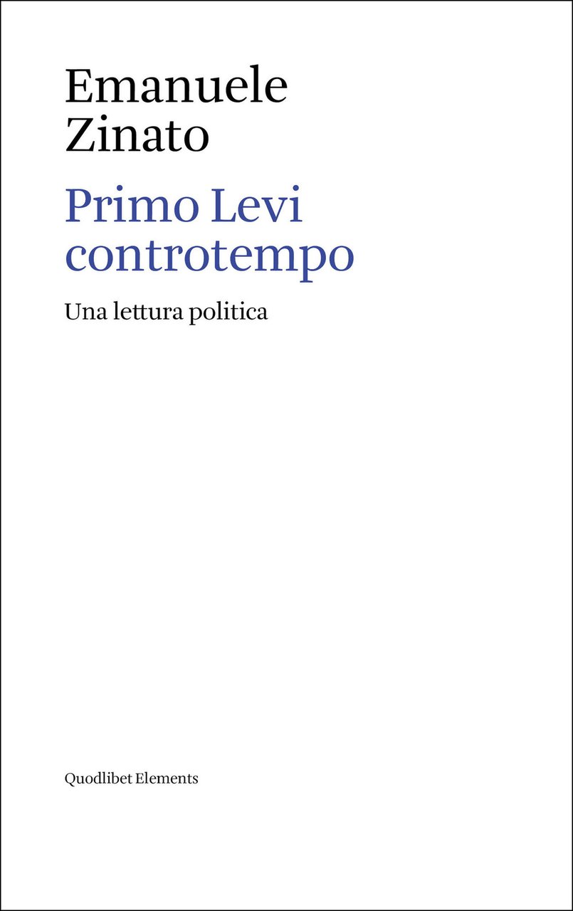 Primo Levi controtempo. Una lettura politica | Immagine principale