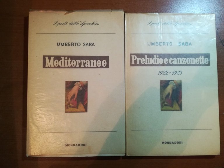 2 VOl. i poeti dello specchio - Umberto Saba - … | Immagine Gallery 2