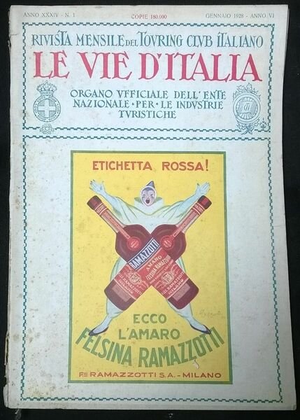 Rivista mensile - Le vie d?Italia - n.1 Gennaio 1928 … | Immagine principale