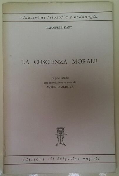 La coscienza morale - Emanuele Kant - 1962, Il Tripode … | Immagine principale