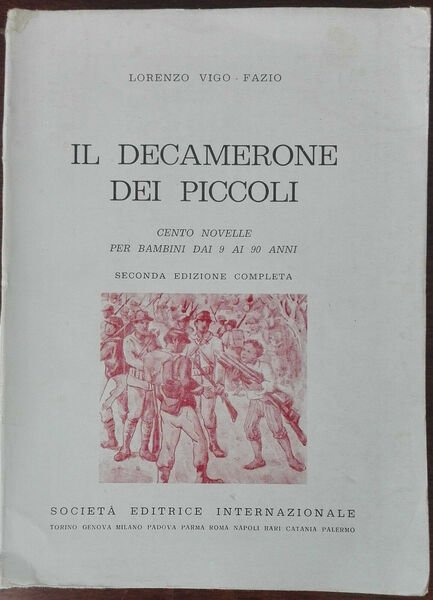 ll Decamerone dei piccoli (autografato dall'autore)-Fazio-Internazionale,1957-A