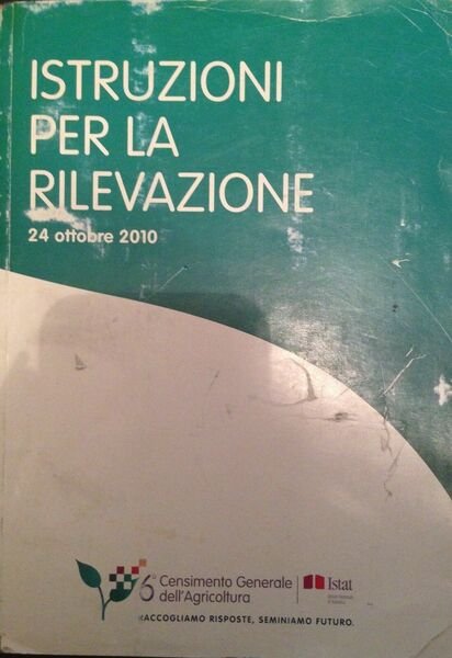 Istruzioni per la rilevazione - AA.VV. Mannelli - 2010 - …