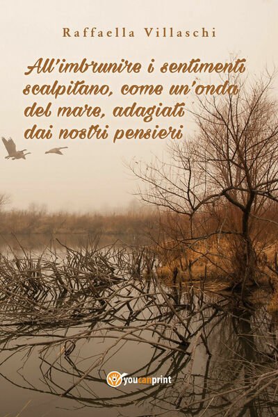 All?imbrunire i sentimenti scalpitano, come un?onda del mare, adagiati.