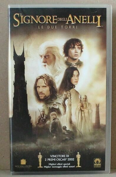 Il signore degli anelli - le due torri - vhs - medusa - 2002- F