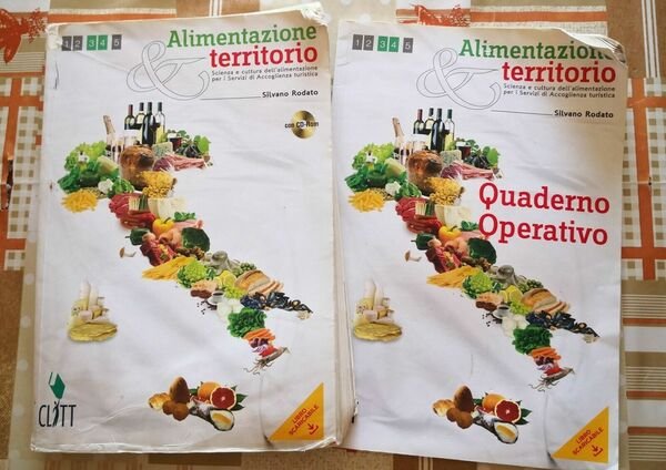 alimentazione territorio , quaderno operativo vol 1e2 di Rodato, 2012,Clitt … | Immagine principale