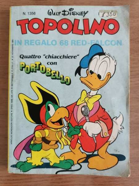 Topolino n. 1356 - Disney - Mondadori - 1981 - … | Immagine principale