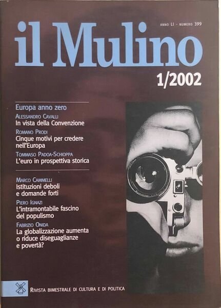 Il Mulino 1/2002, Anno LI - Nr.399 di Aa.vv., 2002, … | Immagine principale